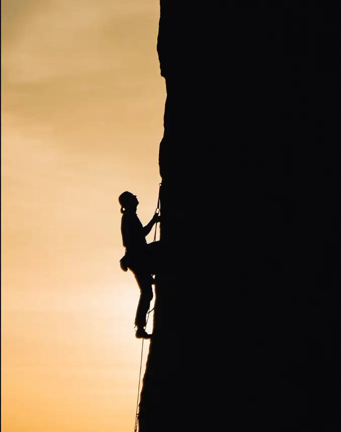 Man climbing 